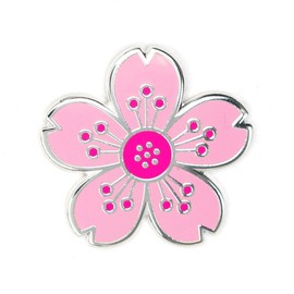 These Are Things Sakura Cherry Blossom Flower Enamel Pin