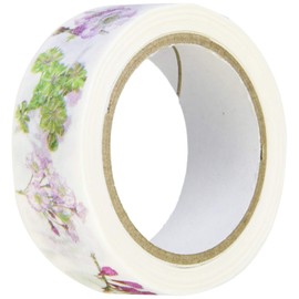 Kamiiso Sansho GR-0019 Masking Tape, Cherry Blossoms, 0.6 inches (15 mm) x 26.4 ft (7 m)
