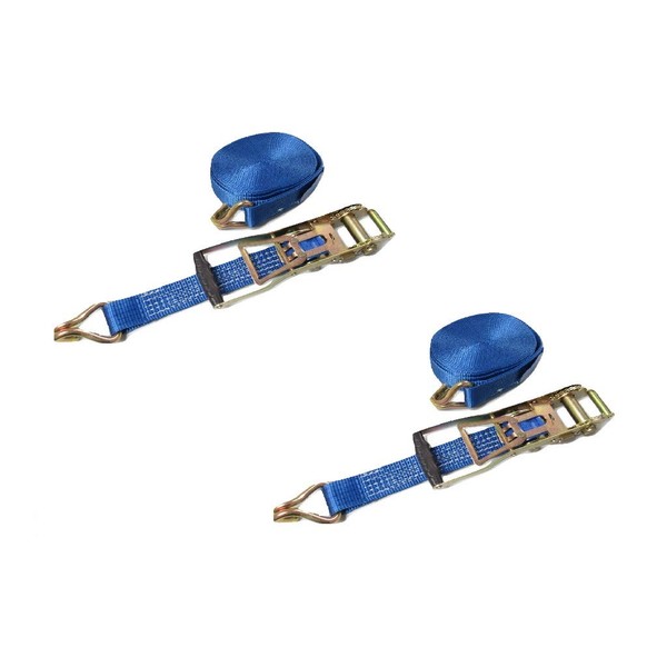 Ratchet Straps 50MM 5T 10M X2 (Ergonomic Reverse Tie Down