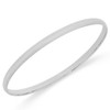Bangle 925 Sterling Silver Filled Solid Solid 3mm Ladies 2X
