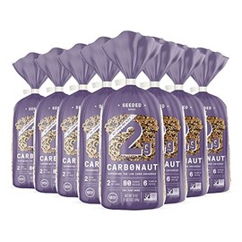 Carbonaut Low Carb Seeded Bread, Non-GMO, Vegan, Sugar Free, Keto Bread (8 pack)