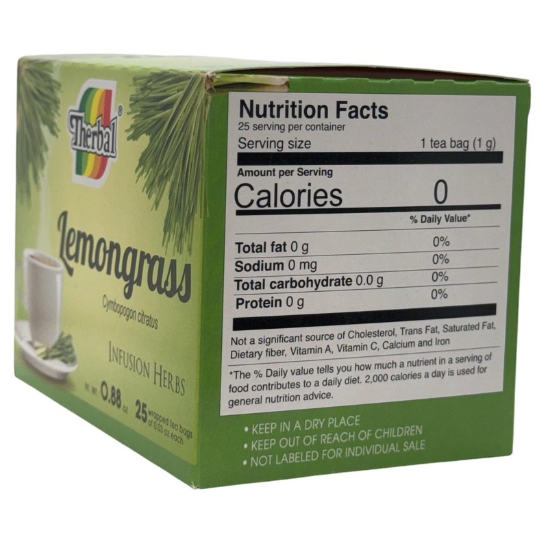 Té de Limón (Lemongrass Tea) - 25 Tea Bags -