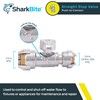 SharkBite 1/2 Push to Connect x 1/4 Inch (3/8 Inch