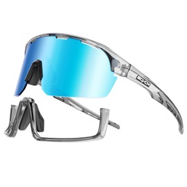 SCVCN Cycling Glasses Sunglasses Polarised MTB Glasses Cycling Glasses Sports Glasses Road Bike Cycling Running Driving Glasses Baseball Fishing Men Women