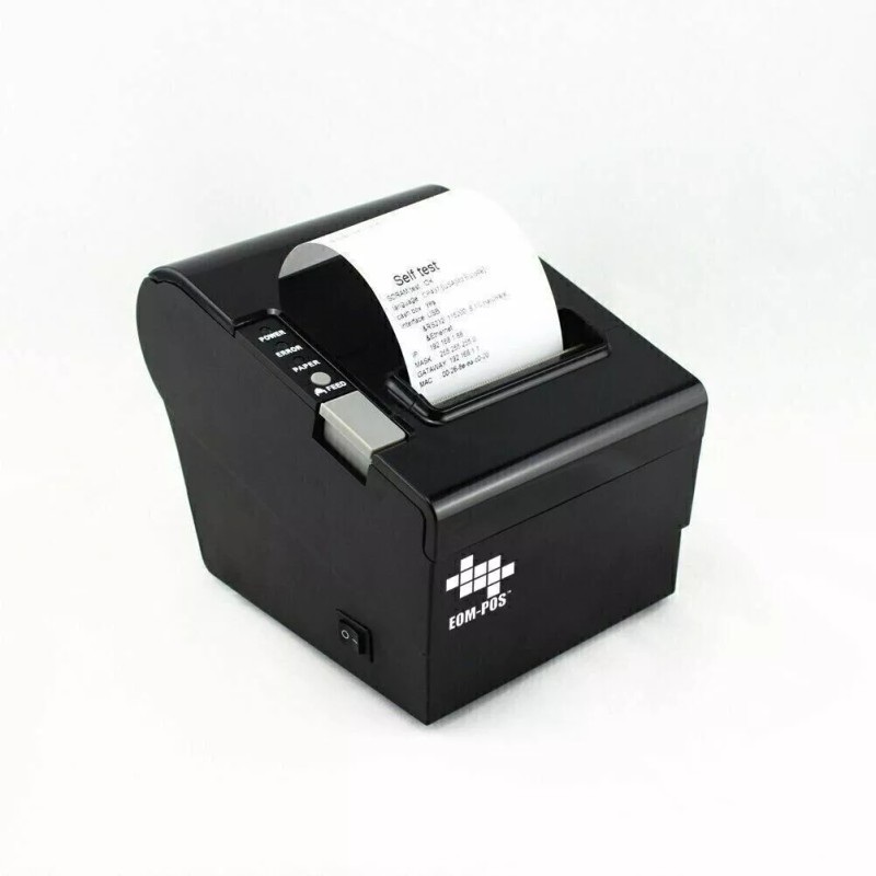 EOM-POS Thermal Receipt Printer - USB, Ethernet/LAN, & Serial Ports