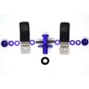 Phoxinus Anodised Aluminium Butt Rests. Adjustable rod rests to suit