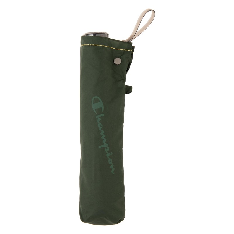 Champion CHM69MN58 Gentleman Windproof Plain Stitch Mini Folding Umbrella, Green,