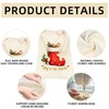 OKBA 12 Pack Cotton Muslin Drawstring Bags – Reusable Cloth