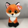 Ty NEW 2021 TY Beanie Boos MEADOW the Fox (Glitter Eyes) (Regular Size 6 inch) MWMT