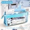 OptiPro Pen Case, Pencil Case, Pouch, Transparent, Simple, Large Capacity,