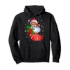 Red Panda In Christmas Socks Santa Claus Lights Xmas Pullover