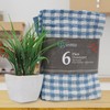 Casabella Pack of 6 Terry Towelling Cotton Kitchen Tea Towels
