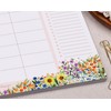 Making Meadows | Pink Floral Weekly Meal Planner Pad |