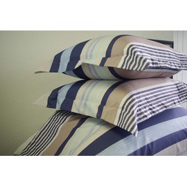 Park-Ave 3-Piece Full / Queen Comforter Cover (Duvet-Cover-Set) 100-Percent Brushed Microfiber