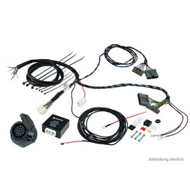 Westfalia Electrical Kit 13-Pin and Vehicle-Specific for Opel Movano, Renault Master, Nissan NV 400 (All Box/Estate Vehicles from 03/2010) - for Vehicles with Central Plug Connection