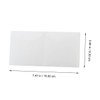 Ciieeo 5Pcs Clear Static Cling Windshield Film for Car Easy
