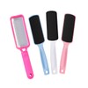 FRCOLOR Professional Tool Stainless Steel Foot File 3 Sandpapers Double
