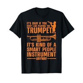 Cool Trumpet Art for Men Women Kid Trumpetist Trumpet Player T-Shirt