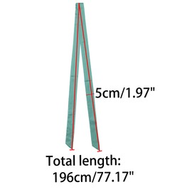 Allegra K Women's Skinny Scarf, Solid Color, Long Scarf, Neckerchief,, As