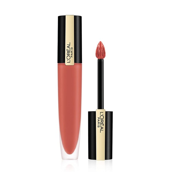 L’Oréal Paris Rouge Signature Liquid Lipstick, Matte, 147 Maple Orange,