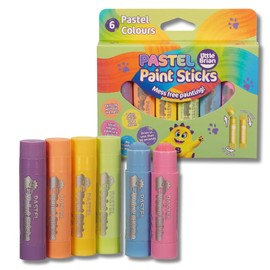Little Brian Paint Sticks - Pastel 6Pack