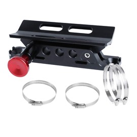 Quick Release Adjustable Aluminum Roll Bar Fire Extinguisher Holder Mount Compatible with for Ford Bronco Jeep Wrangler UTV Polaris RZR Ranger Camper Van with Pillar Fire Extinguisher Bracket