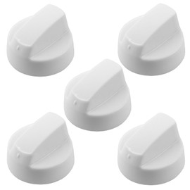 Spares2go Universal White Control Knobs for Hotpoint Oven Cooker & Hob (Pack of 5 + 25 Adaptors)