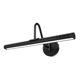 VOSLOO Magnetic Art Light with Remote Control, 4000mAh Battery, 3 Color Temperatures, Adjustable Angle (Black)