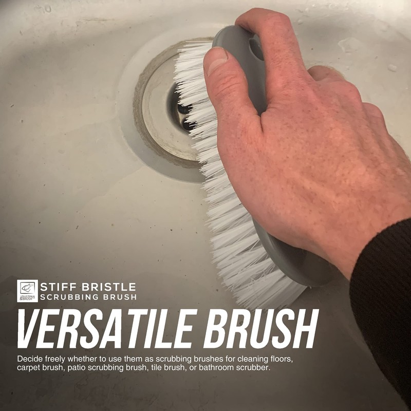 Pack of 3 Scrubbing Brush – Plastic Scrubbing Brushes for