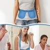 Blue Breast Surgery Drainage Bag Breathable Mastectomy Drain Holder with