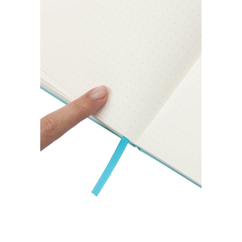 Bullet Journal A5 Dotted Notebook with Faux Leather Hardback Cover