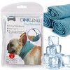 Dog Instant Cooling Bandana, Breathable Pet Scarf Cooling Collar for