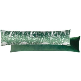 furn. Buckthorn Woodland Draught Excluder Cover, Evergreen, 92cm x 20cm
