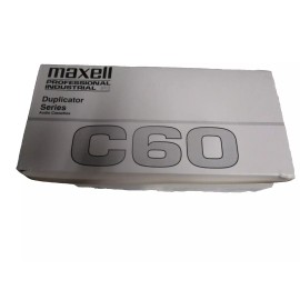 Maxell Lot Of 20 Maxell Professional Industrial Duplicator Series C60 Cassette Tapes