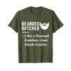 Bearded Butcher Job Profession Definition Butchery T-Shirt