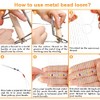 Beads Loom Beads Weaving Metal Frame Craft DIY Beads Loom