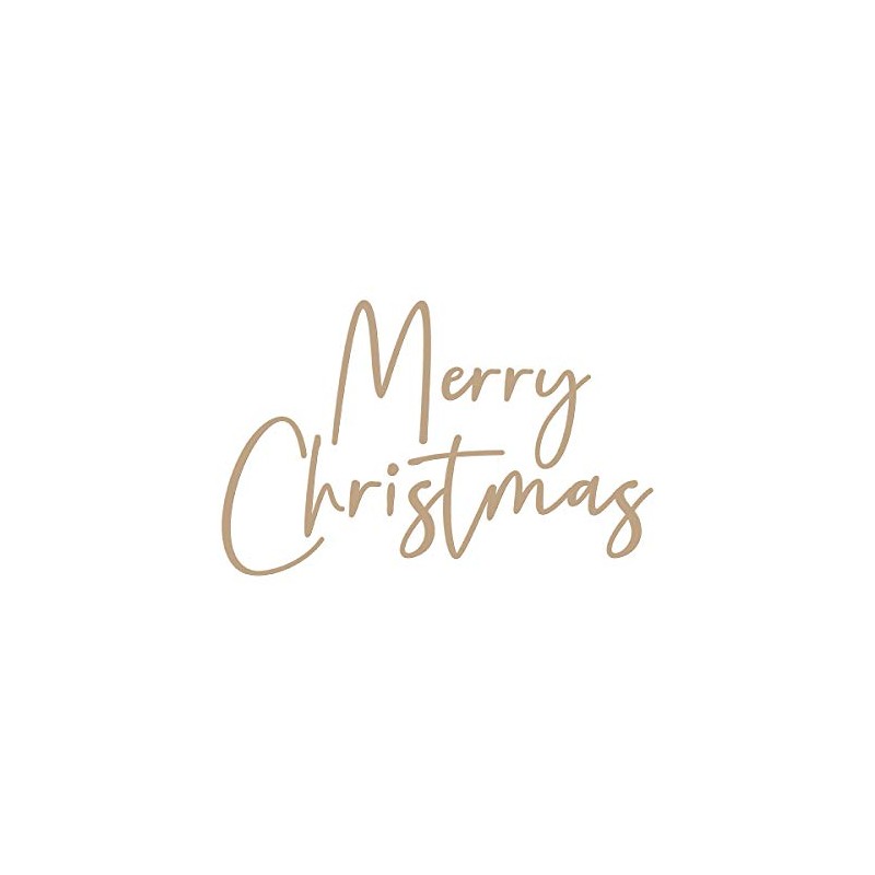 Spellbinders Stylish Script Merry Christmas Glimmer Hot Foil Plate