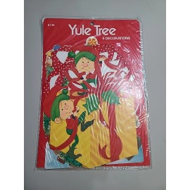 American Greetings Vintage Christmas die cuts 1970s ~ New Old Stock in original package ~ 1 Ziggy!