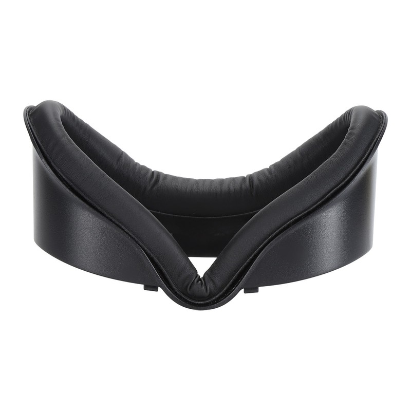 VR Face Pad Black Raised PU Leather Sweat Proof Light