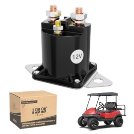 10L0L Golf Cart 12V Solenoid for Club Car DS & Precedent Gas 1984-up - 4 Terminal Golf Cart Starter Solenoid 1013609,1012275,1117