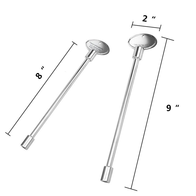 MENSI Natural Propane Gas Control Valve Key for Fire Pit