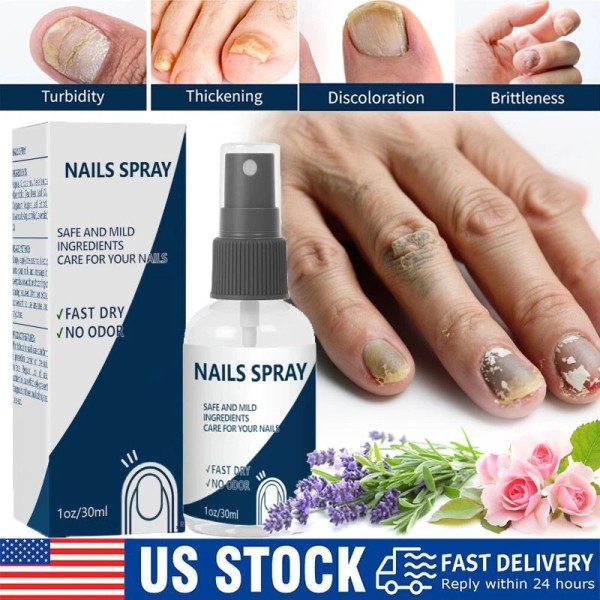 unbranded Blinzador Nails Spray Fingernails Nutrition Long-Lasting Toenail Care Supplies
