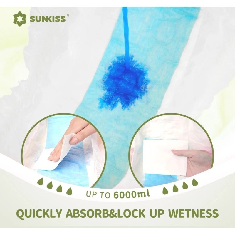 sunkiss (2) Samples of Sunkiss Masterpiece Adult Diapers 6000ML Size