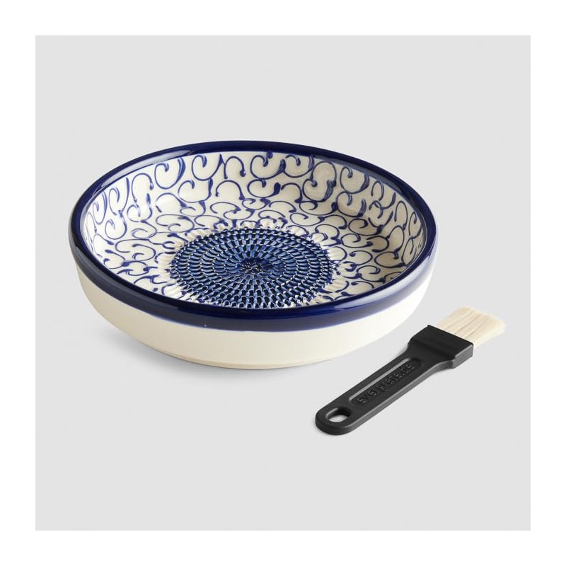 evergrate Geniales Duo: Plate Grater + Dip Bowl Celia Motif