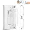 Bates Magnetic Light Switch Guard, 2 Pack, Clear, Child Proof