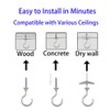 Evsteluo Large Swag Ceiling Hooks Heavy Duty Swag Hook with