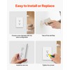 VEVOR Duplex Outlet Covers, 10 Pack 1-Gang Standard Size Wall