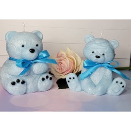 Diprana Teddy Bear Charm: Handcrafted Palm Wax Candles