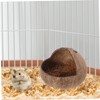 Kisangel Coconut Shell Nest Coconuts Parrot House Bird Nests for