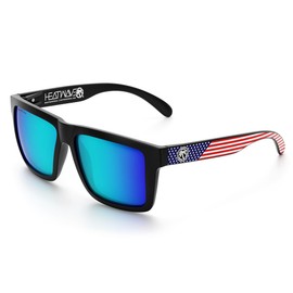 Heat Wave Visual XL Vise Polarized Stars and Stripes Custom Sunglasses